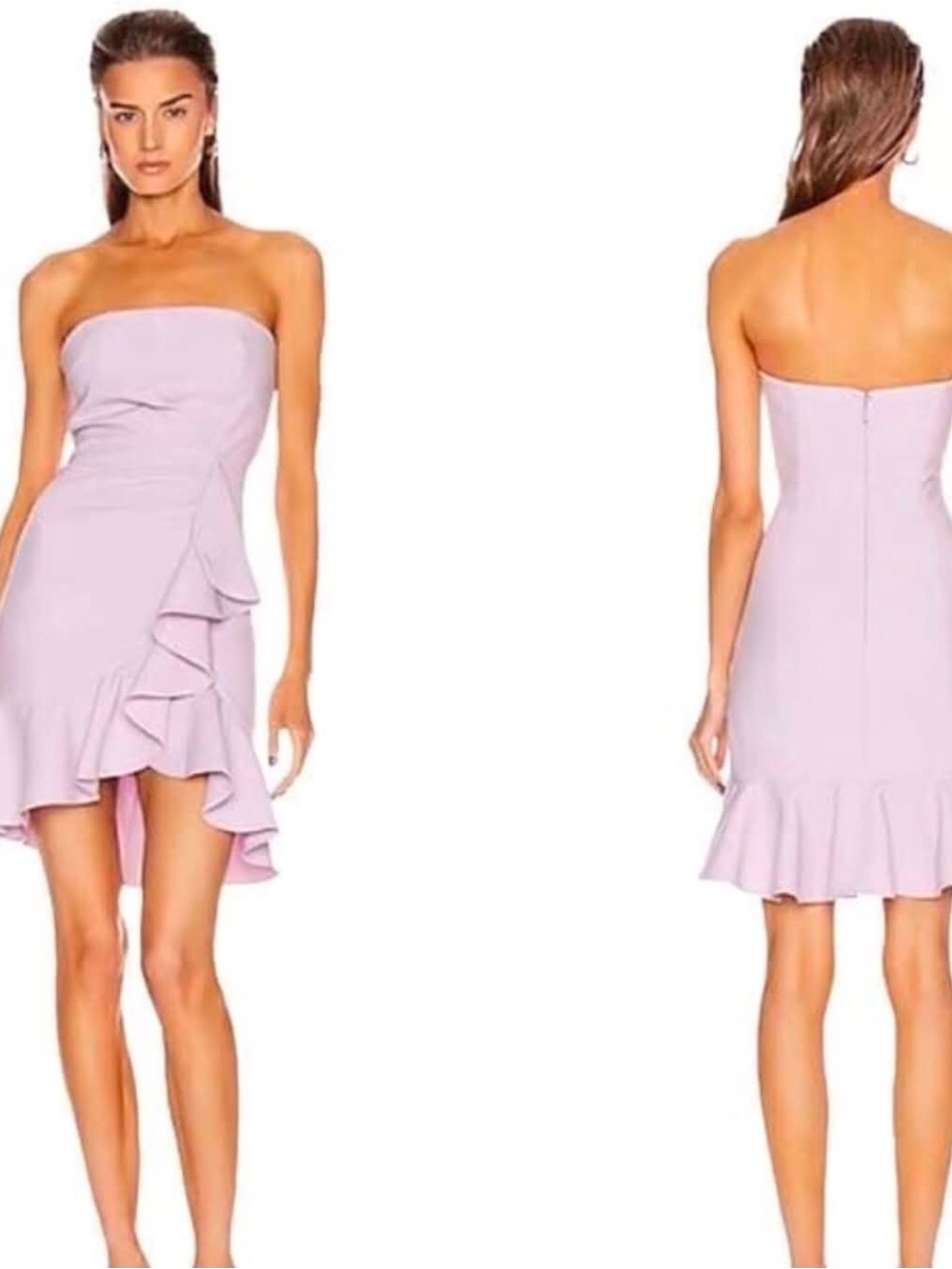 CINQ A SEPT CASSANDRA Strapless Ruffle Dress NWT